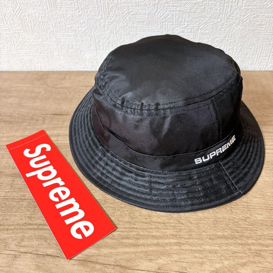 正規品　Supreme バケットハット　ハット　帽子　メッシュ　ブラック　黒