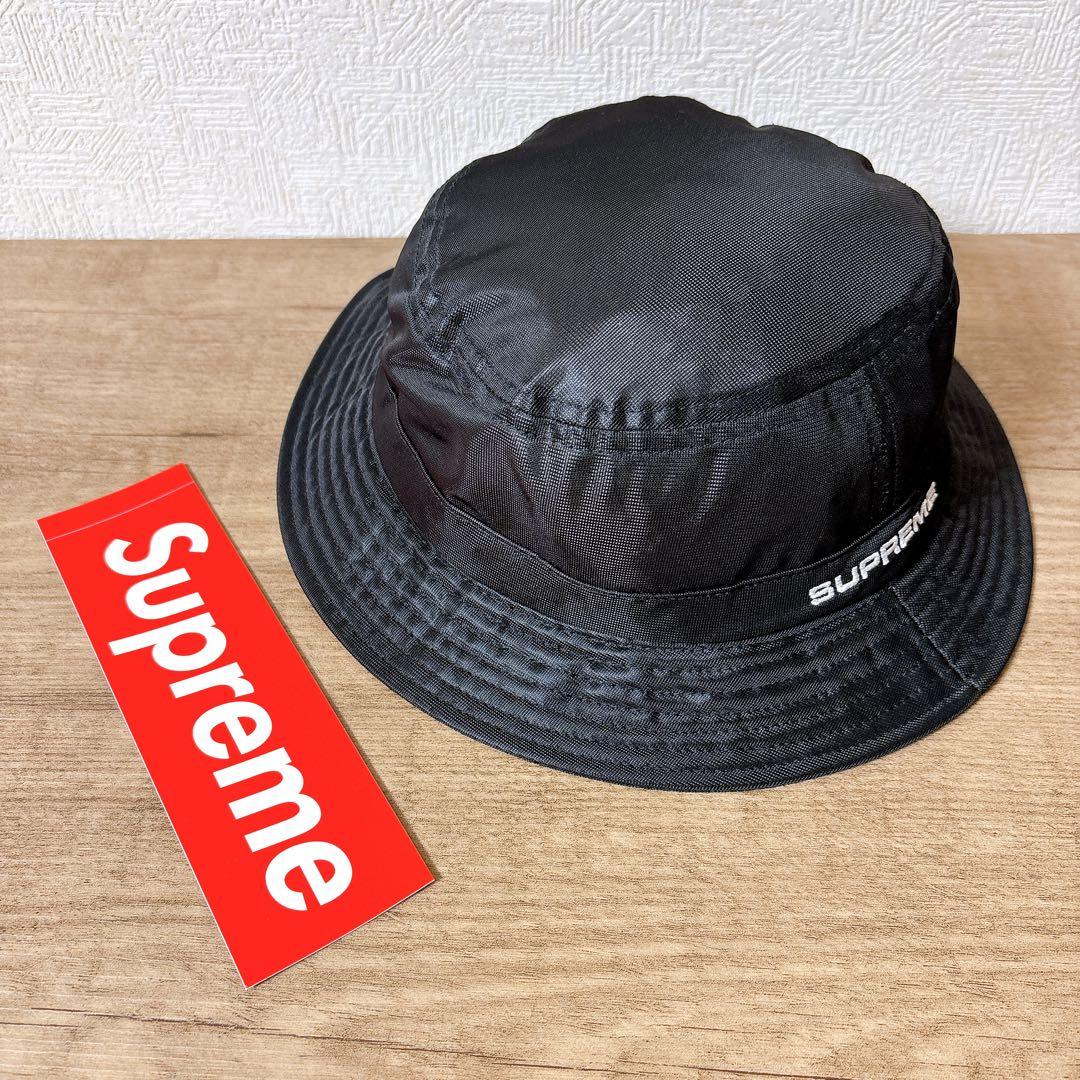 正規品　Supreme バケットハット　ハット　帽子　メッシュ　ブラック　黒
