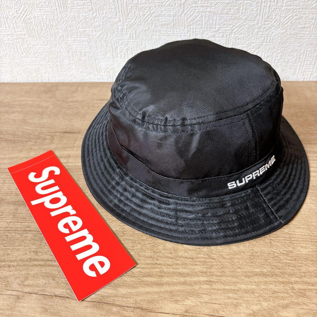 正規品　Supreme バケットハット　ハット　帽子　メッシュ　ブラック　黒