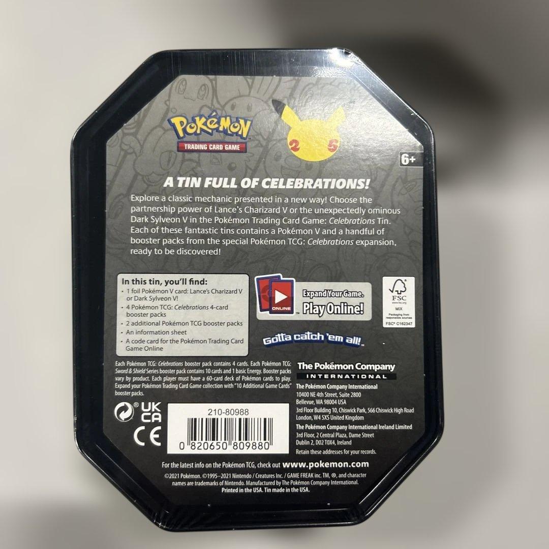 れ*K様 Pokemon Celebrations Tin Sylveon V