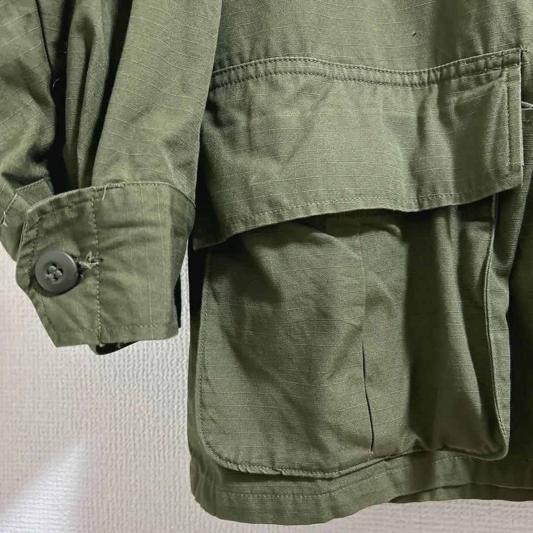【極美品】70s 米軍実物 ジャングルファティーグ 4th XL-R デッド級