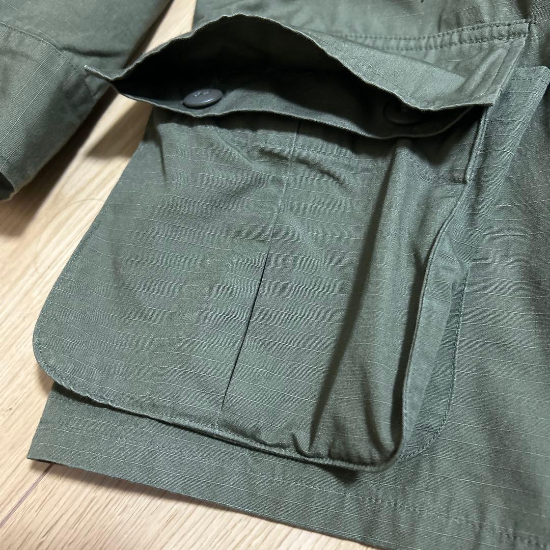 【極美品】70s 米軍実物 ジャングルファティーグ 4th XL-R デッド級