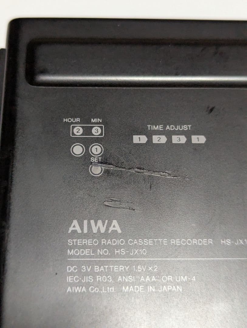 ぱ*ん様 レア　レトロ　 AIWA HS-JX10 カセットプレーヤーセット