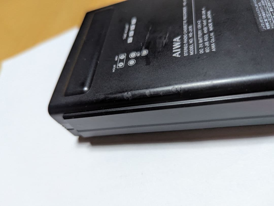 ぱ*ん様 レア　レトロ　 AIWA HS-JX10 カセットプレーヤーセット