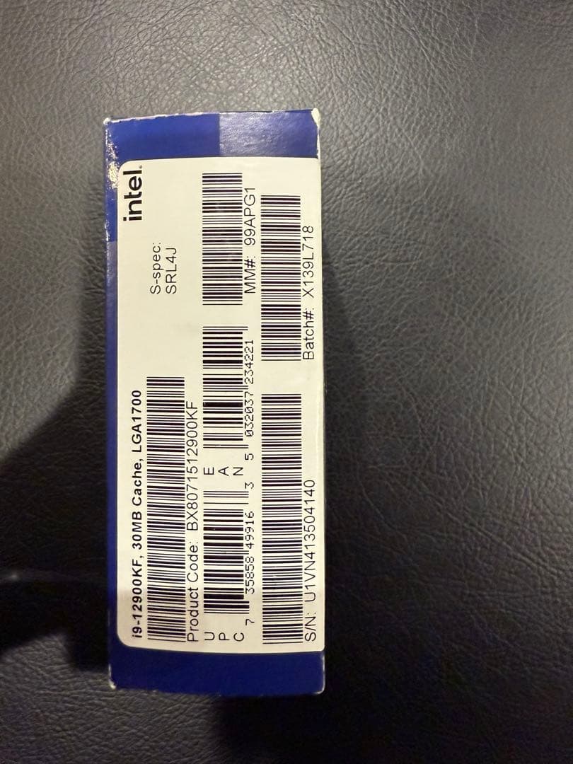 CPU Intel Core i9-12900KF 12th Gen CPU