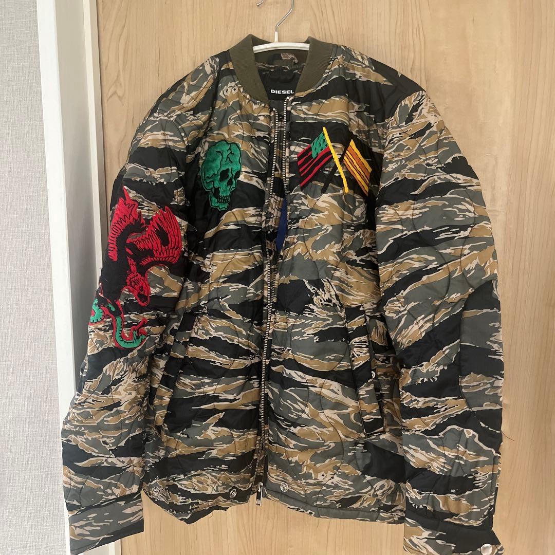 ディーゼル　迷彩　ブルゾン