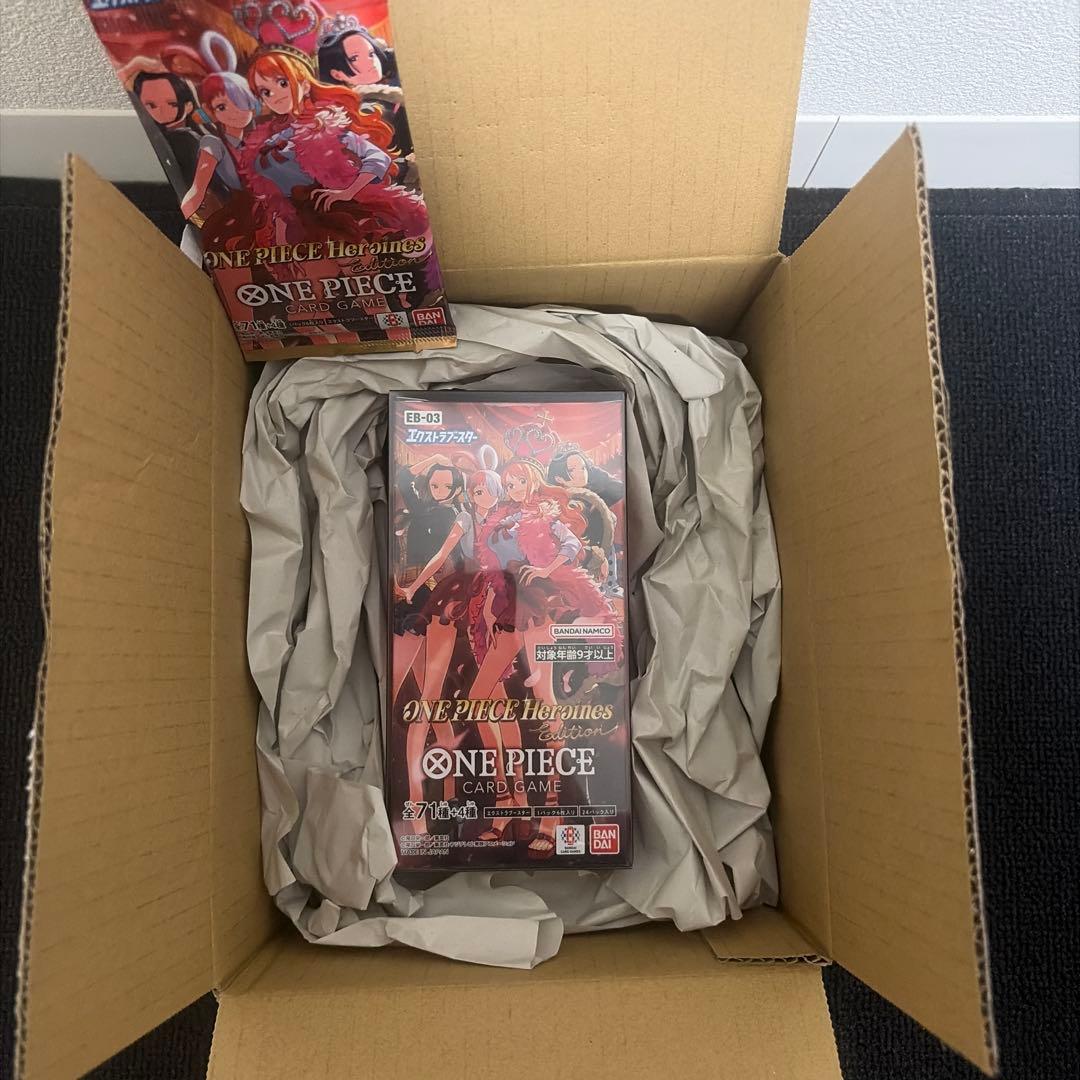 テープ付未開封BOX ワンピースカード　ヒロインズエディション　おまけ付き