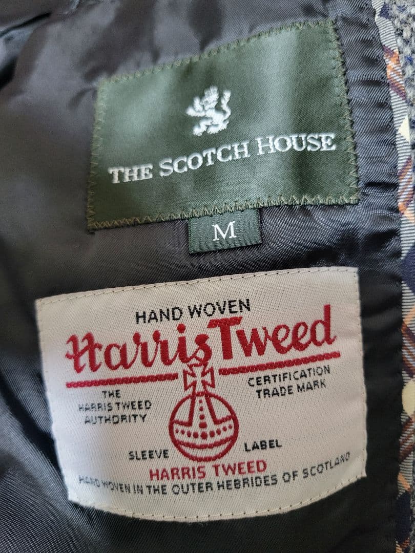 美品♦THE SCOTCH HOUSE ハリスツイードJKT♦M