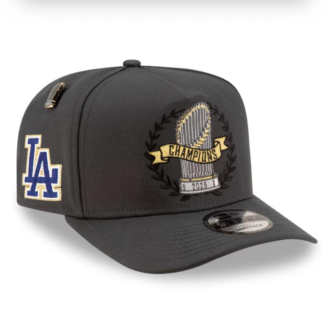 ドジャース　2025 ワールドチャンピオン　パレード　キャップ　選手着用　新品