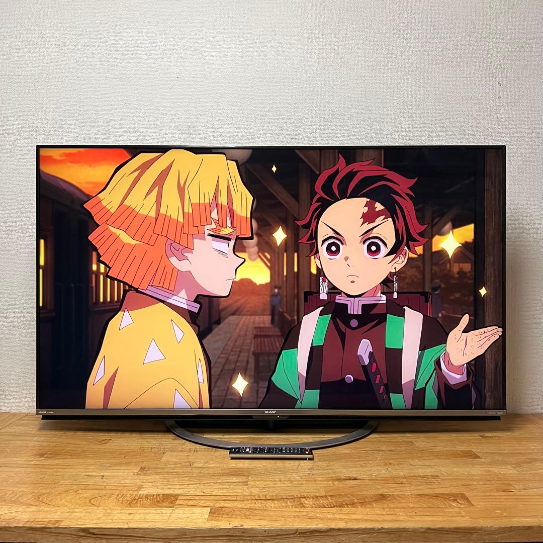 シャープ 60V型 4K液晶テレビ AQUOS LC-60US45 動画アプリ○