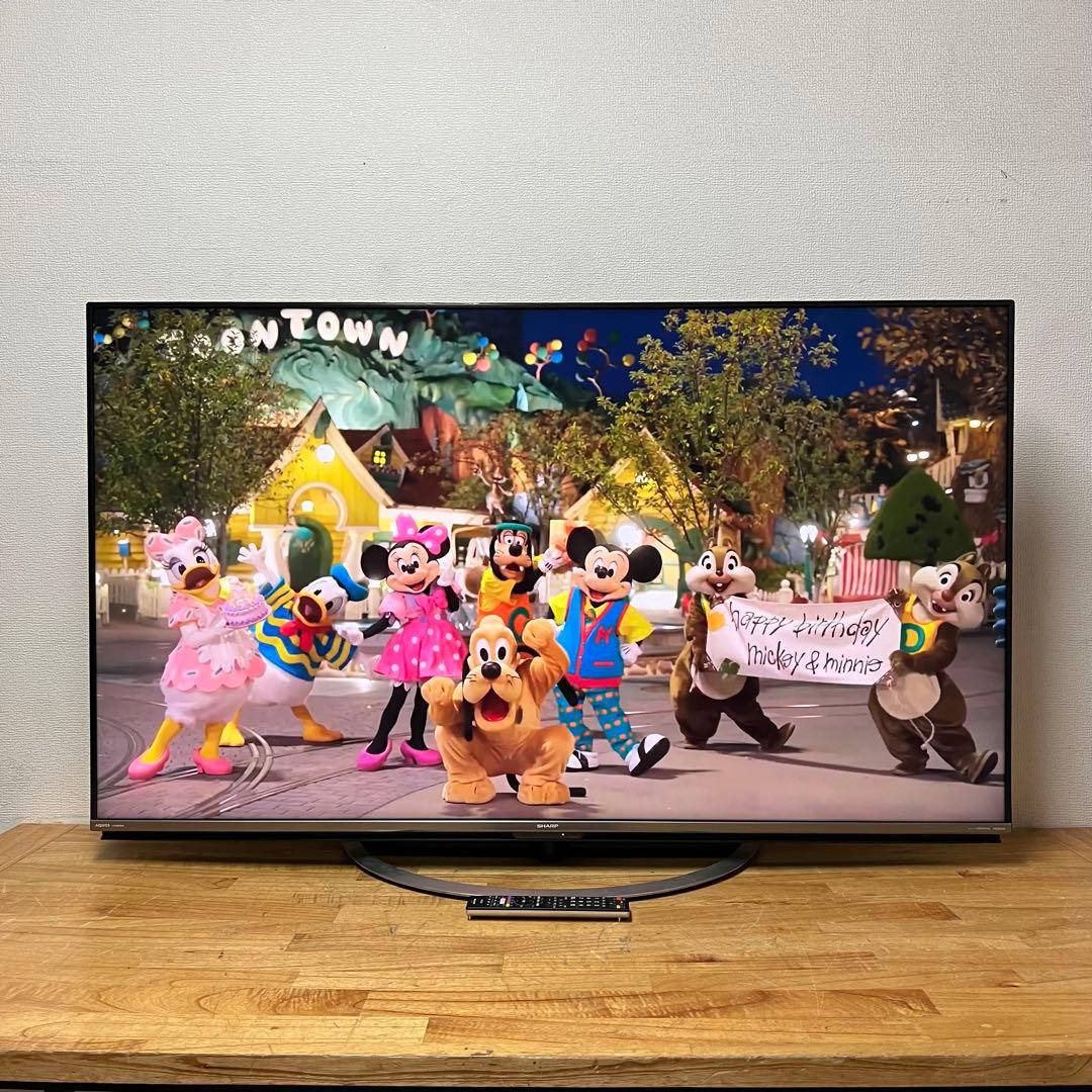 シャープ 60V型 4K液晶テレビ AQUOS LC-60US45 動画アプリ○