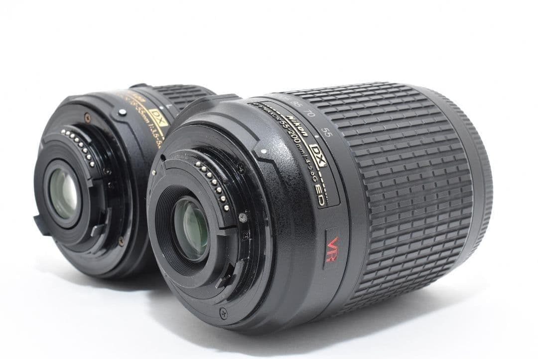 軽量 超高画質✨Nikon D5600✨ダブルレンズセット スマホ転送 初心者◎