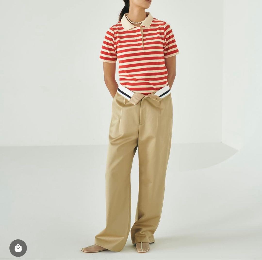 6(ROKU)コットン チノ パンツ　36