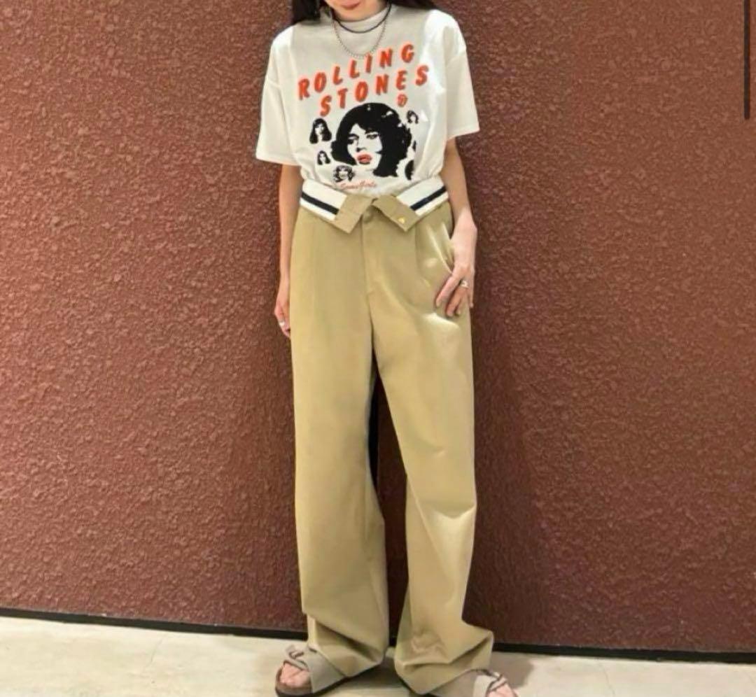 6(ROKU)コットン チノ パンツ　36