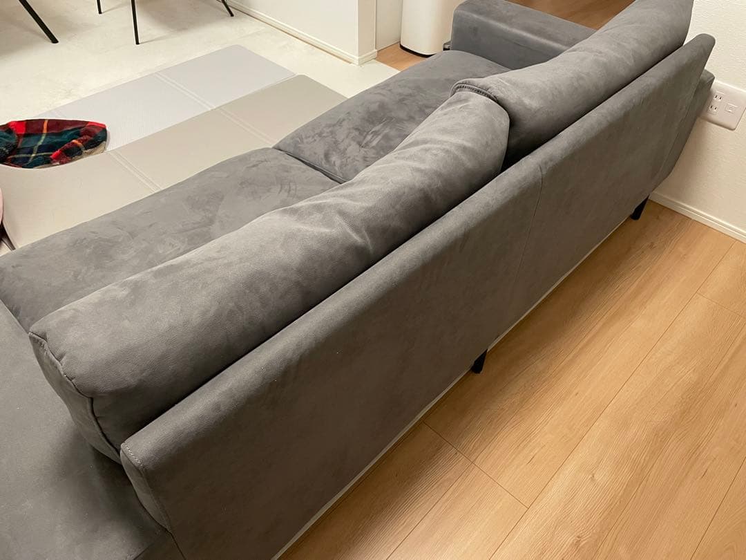 プルートソファ 3人掛け アッシュ（スエード）