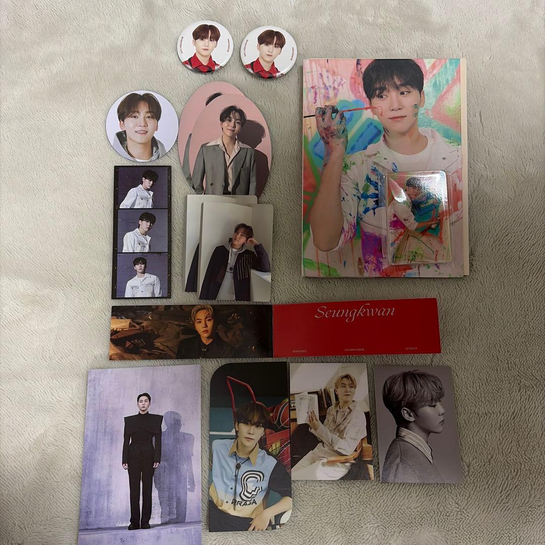 SEVENTEENスングァン トレカ・写真・缶バッジ・アルバム まとめ売り