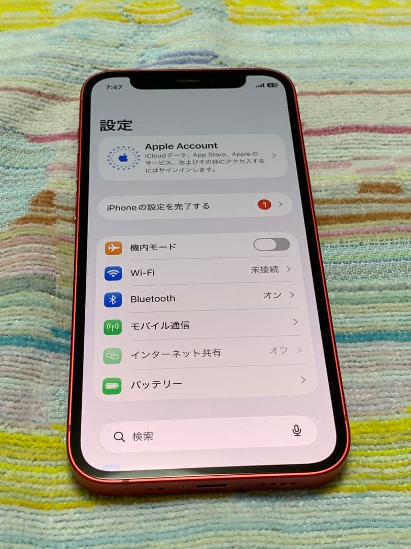 スマートフォン本体 Apple iPhone 12mimi 64GB