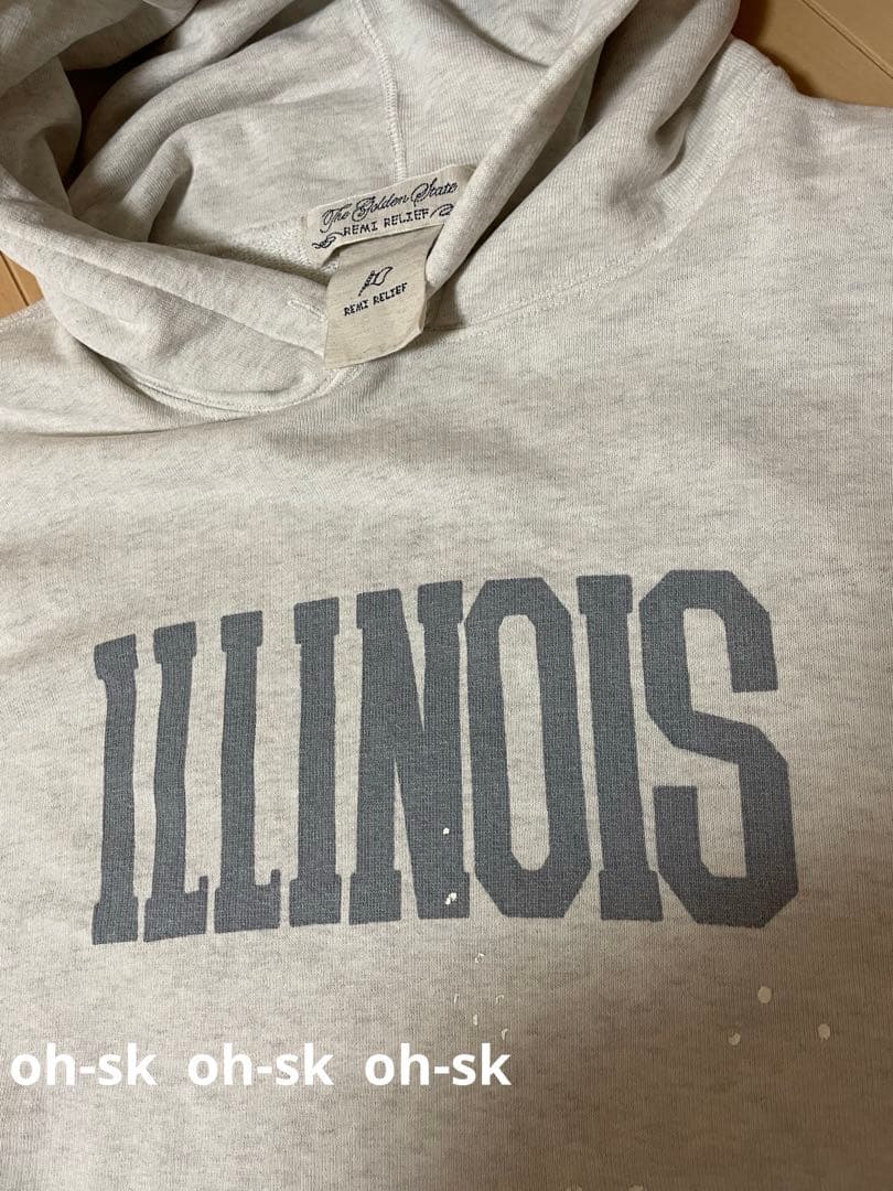 アパルトモン【REMI RELIEF】 PAINTED HOODIE