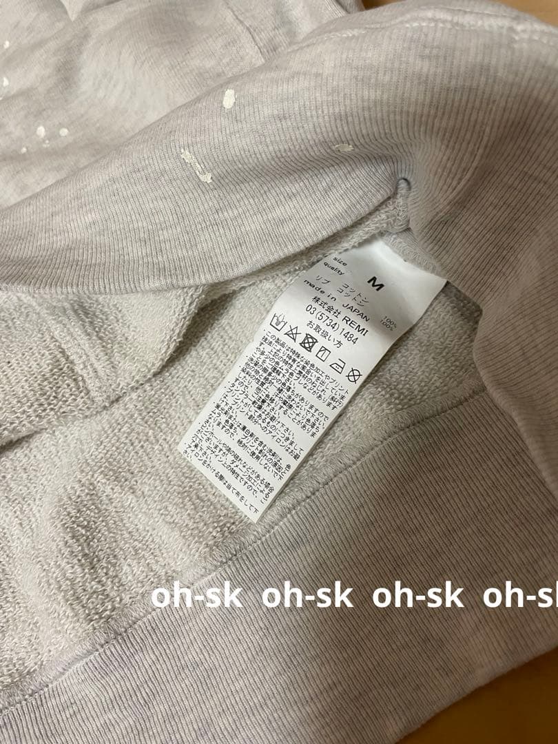 アパルトモン【REMI RELIEF】 PAINTED HOODIE