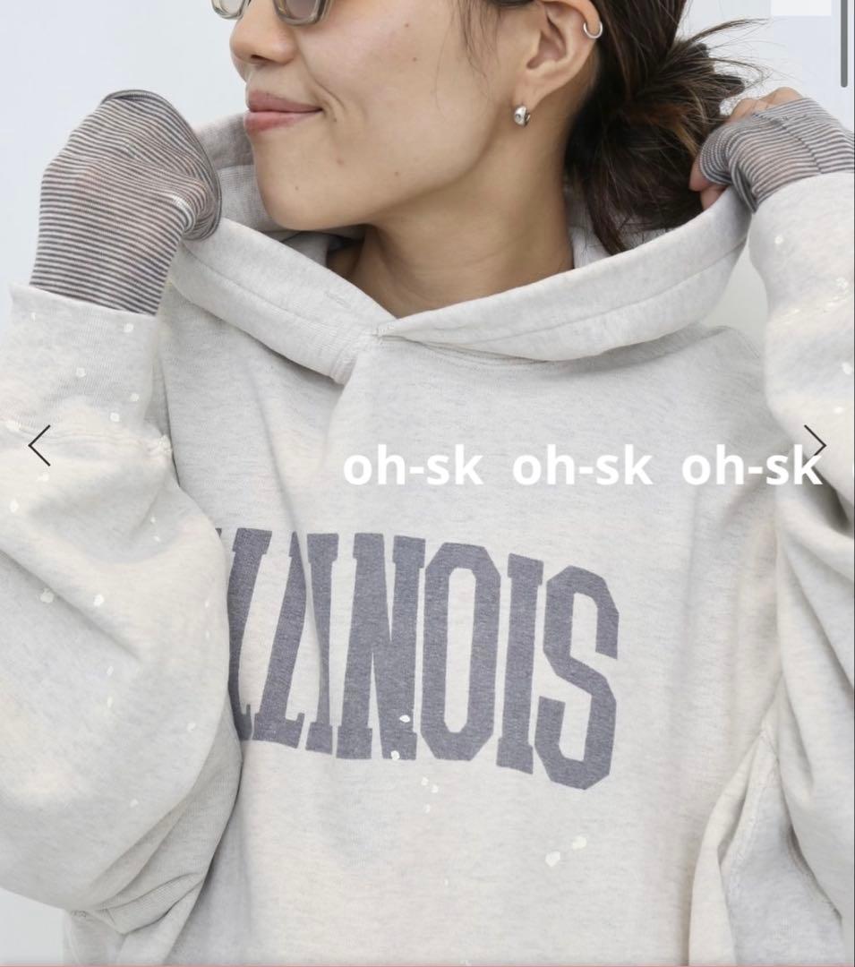 アパルトモン【REMI RELIEF】 PAINTED HOODIE