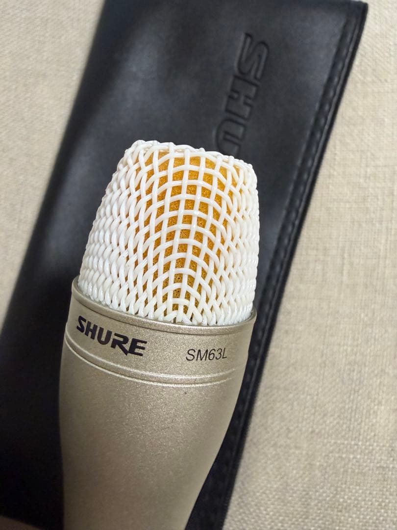 【美品】SHURE SM63L ダイナミックマイク 本体