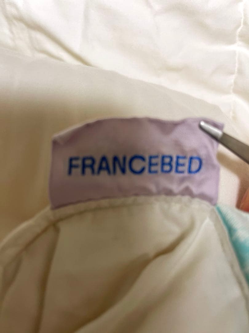 フランスベッド 羽毛合わせ布団合　クイーンサイズ