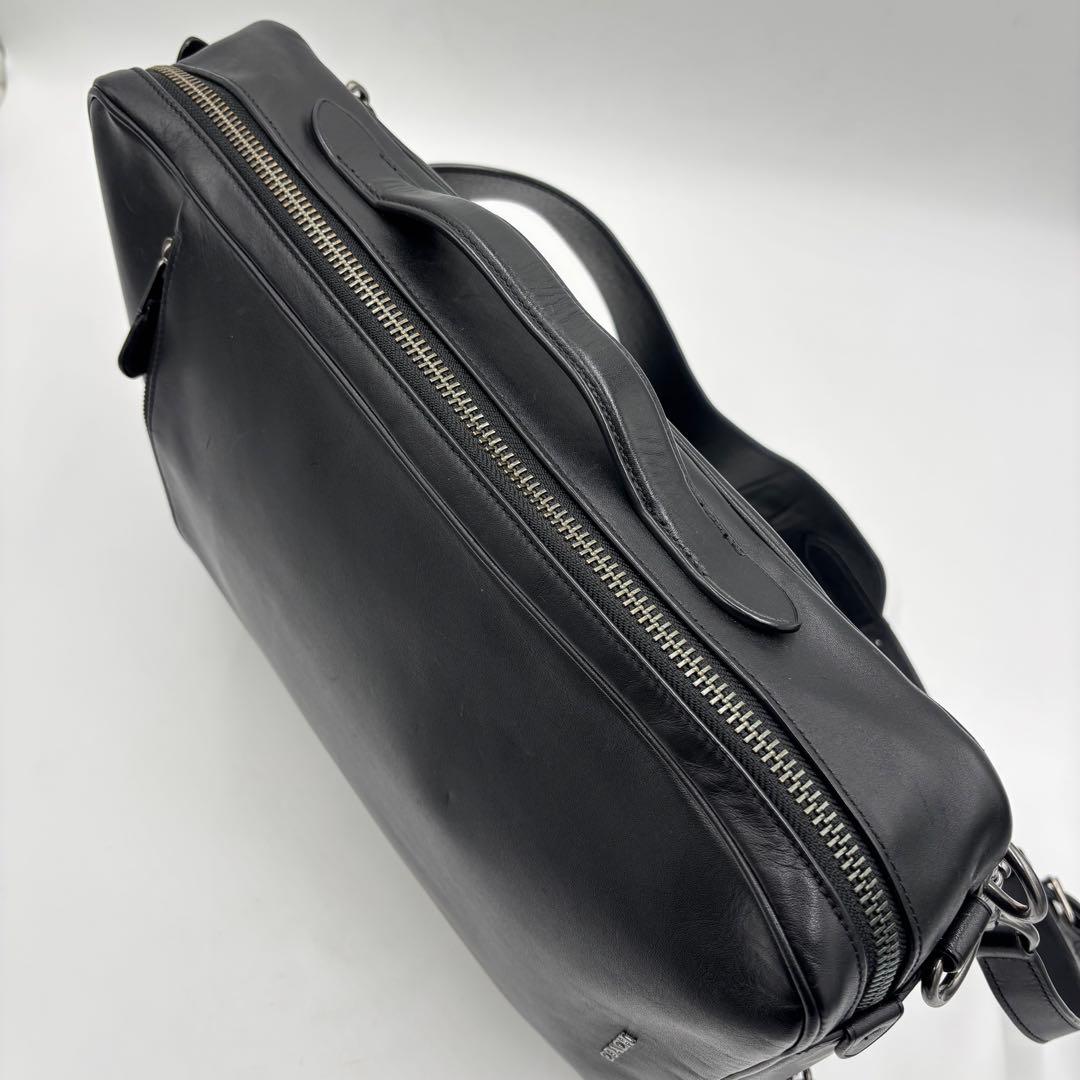 コーチ 3way レザー ビジネスバッグ ブリーフケース リュック C6877