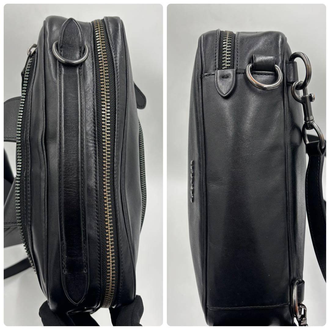 コーチ 3way レザー ビジネスバッグ ブリーフケース リュック C6877