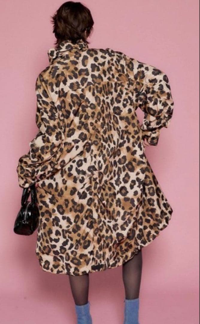 MAISON SPECIAL ヒョウ柄モッズコート /FREE 大人アニマル柄