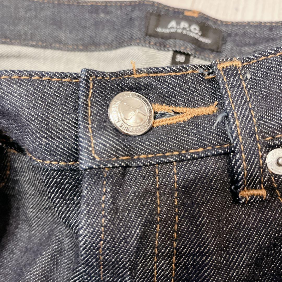 極美品 A.P.C. ニュースタンダード 赤耳 セルビッジ 濃紺 w30