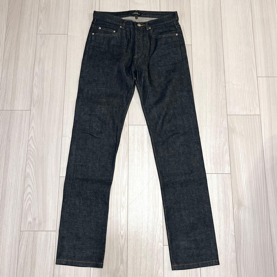極美品 A.P.C. ニュースタンダード 赤耳 セルビッジ 濃紺 w30