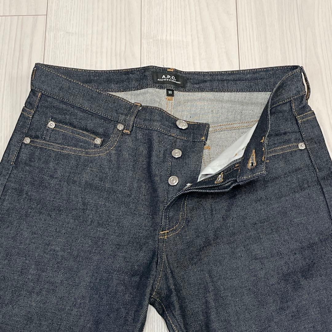 極美品 A.P.C. ニュースタンダード 赤耳 セルビッジ 濃紺 w30
