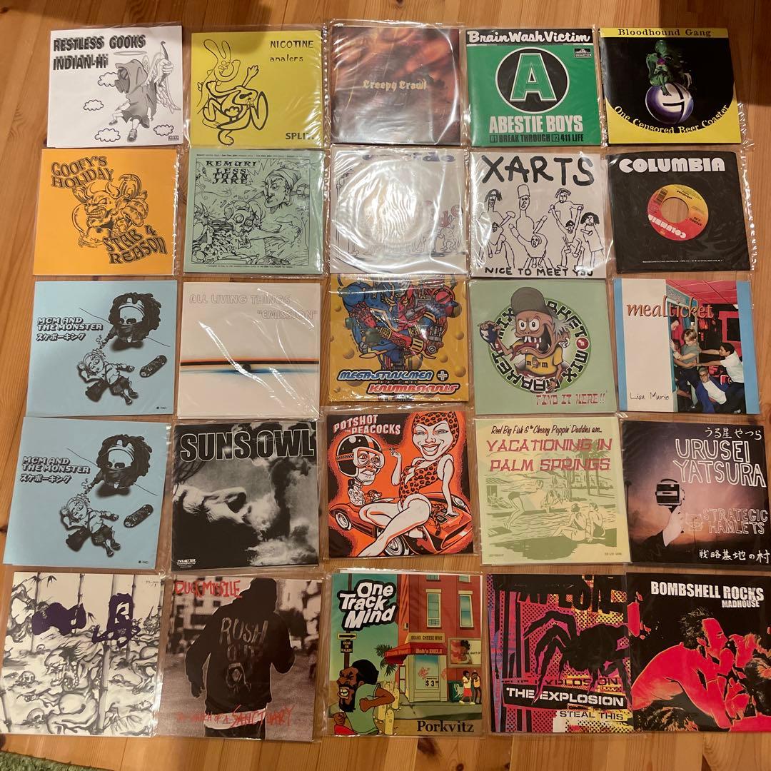 パンク 7インチレコード25枚セット J-PUNK スカコア ミクスチャー　小島