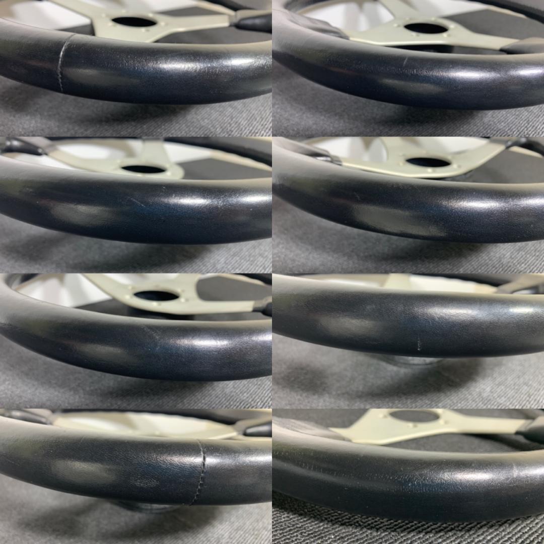 希少 ナルディ ガラ3 レザーステアリング 正規品 美品 新品ホーンボタン付