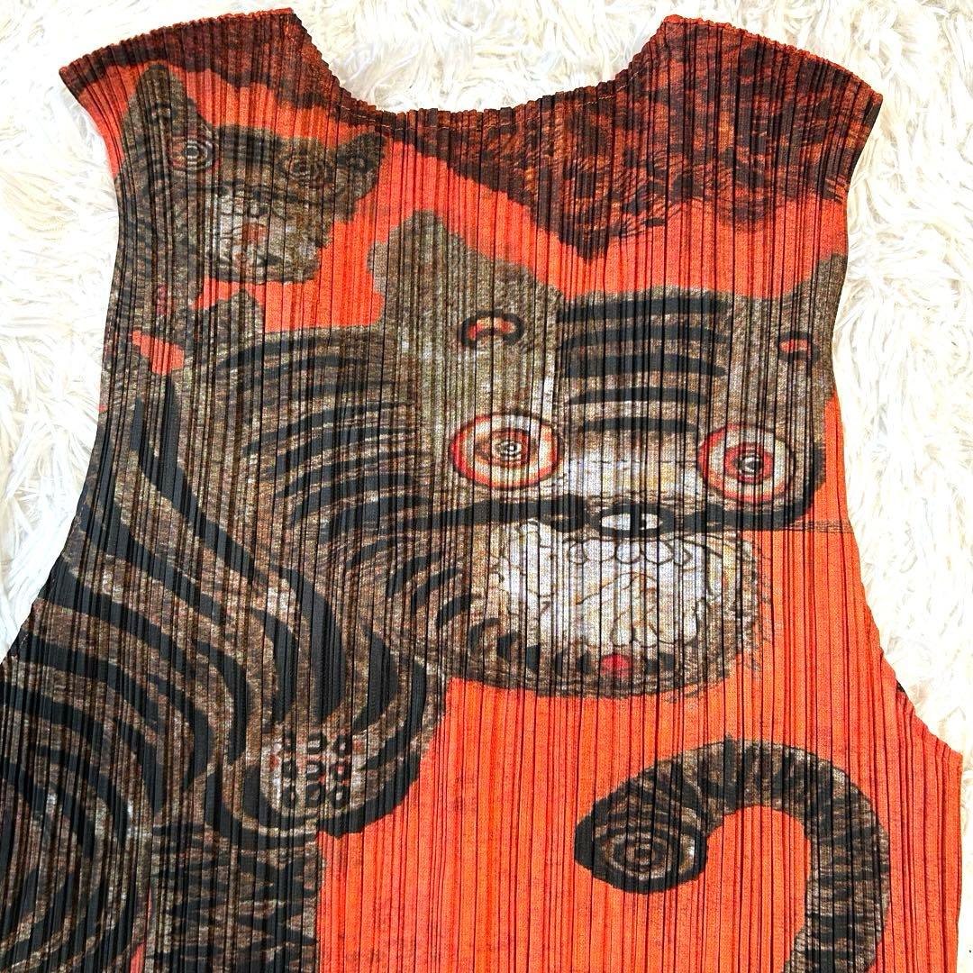 希少✨プリーツプリーズ タイガーキャット Tiger Cat ベスト ジレ
