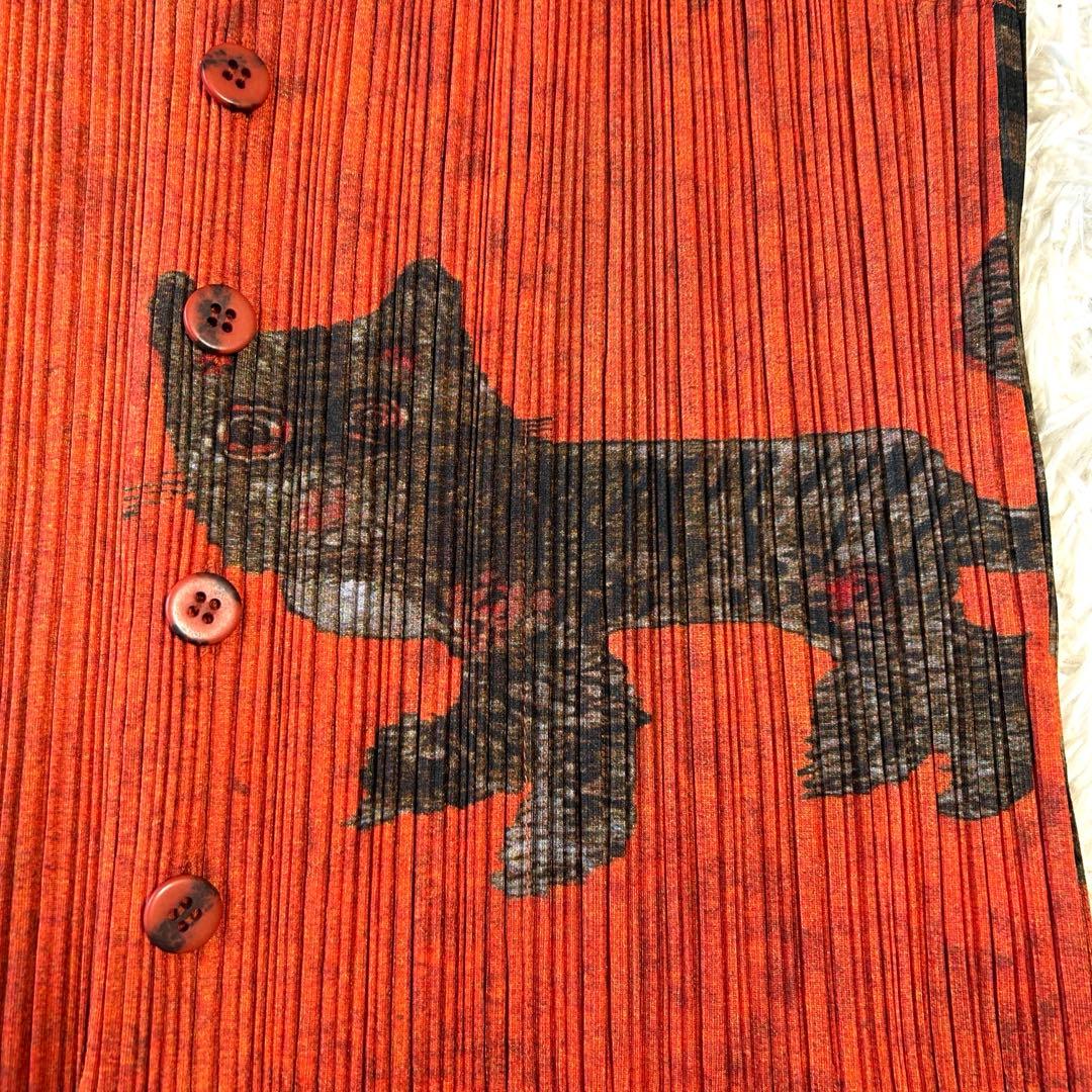 希少✨プリーツプリーズ タイガーキャット Tiger Cat ベスト ジレ