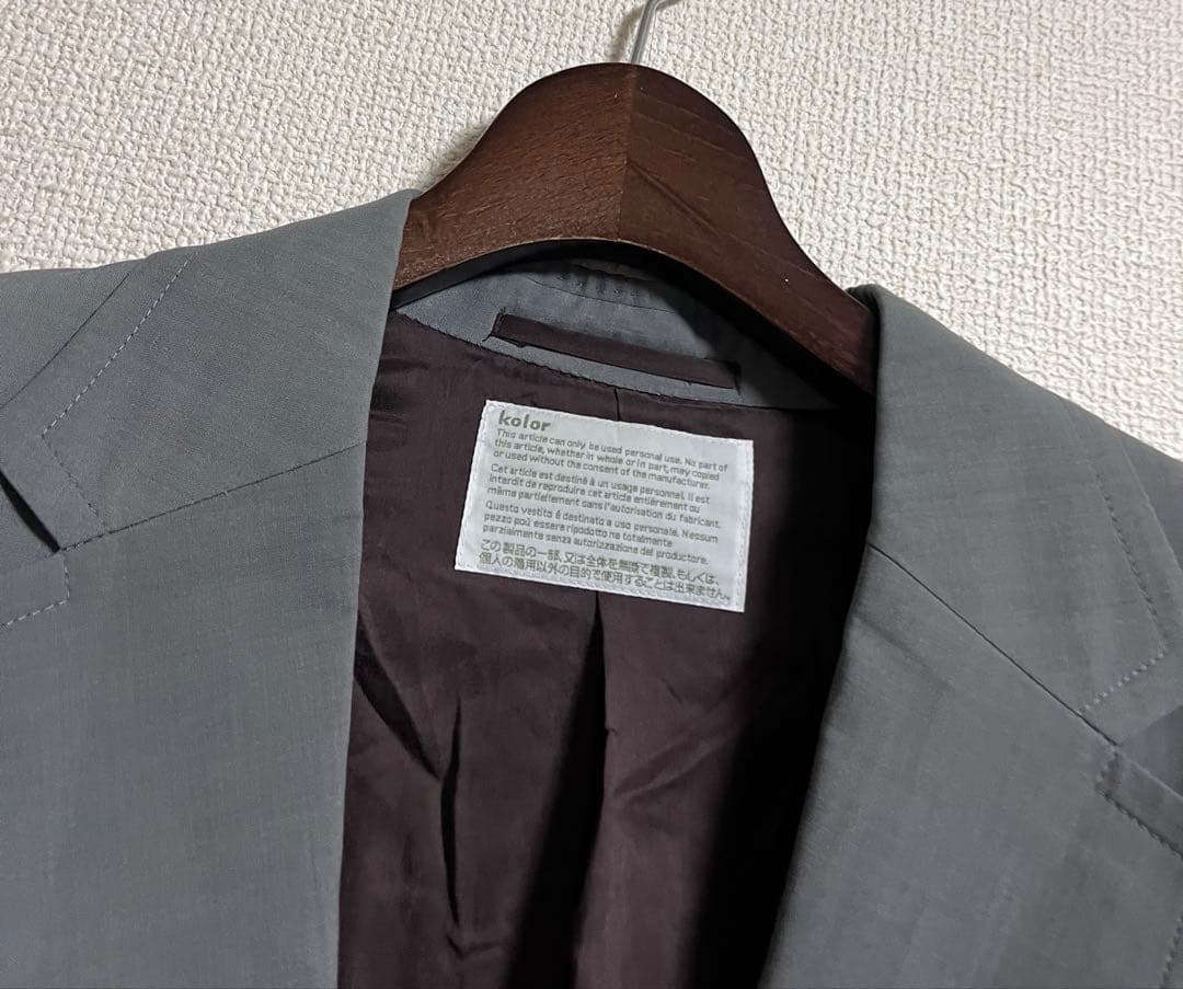 南青山店限定　kolor 21SS ニット切り替え　テーラードジャケット
