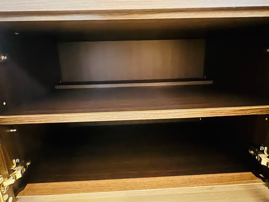 ニトリ レンジ台 キッチン収納 ダークブラウン （8890770）