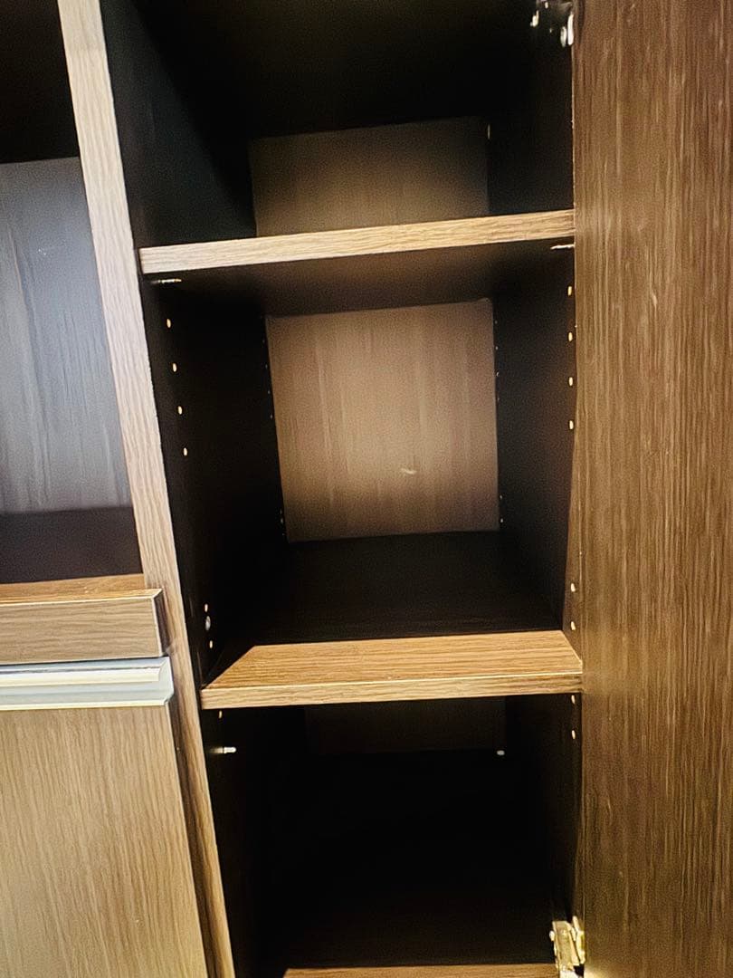 ニトリ レンジ台 キッチン収納 ダークブラウン （8890770）