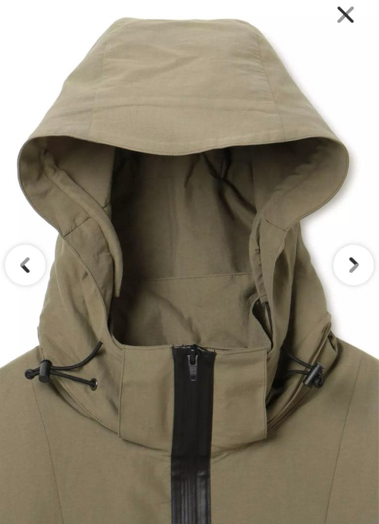 【美品】upper hights/アッパーハイツ コート ナイロン キャメル01