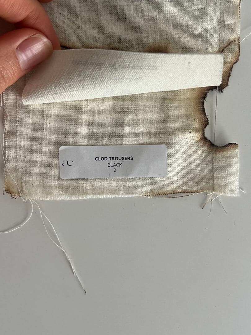 パンツ aenrmous AW25 Clod Trousers