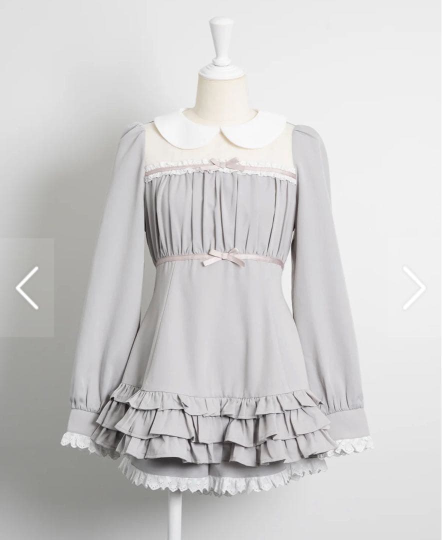 新品 pium ぴうむ チュール切り替えティアードセットアップ