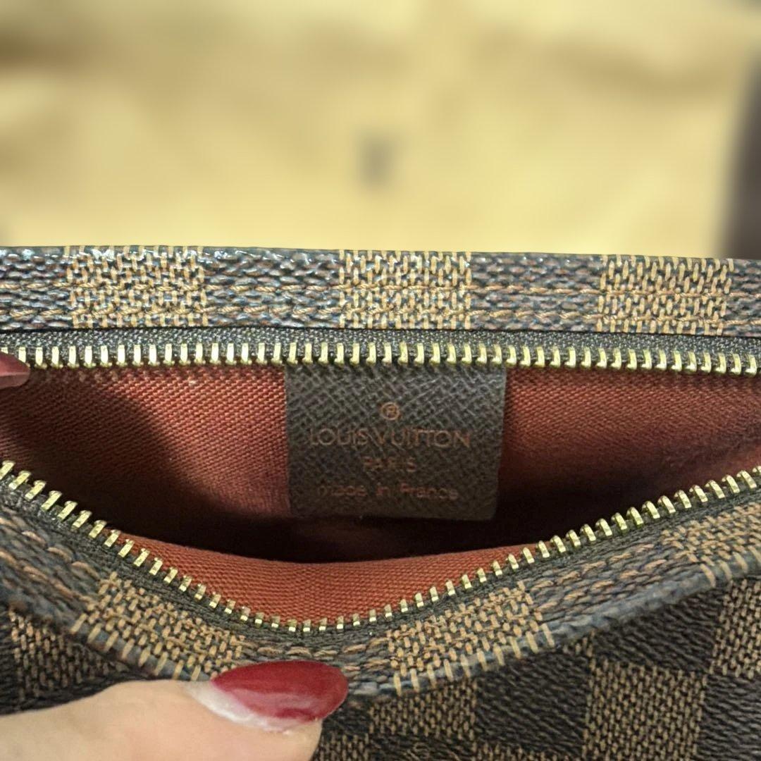 ルイヴィトン メイクアップ アクセサリーポーチ ショルダー ダミエ