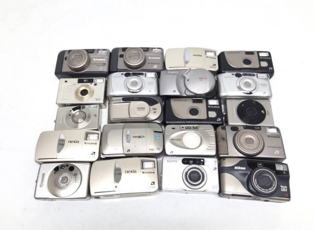 コンパクトフィルムカメラセット シルバー