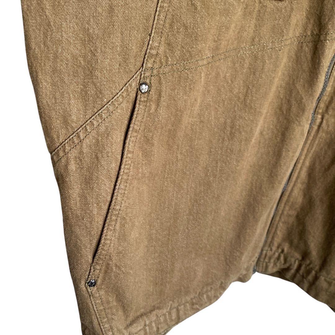 w*o様 90sy2k PHAT FARM SUG 先染めブラウン デニムジップ