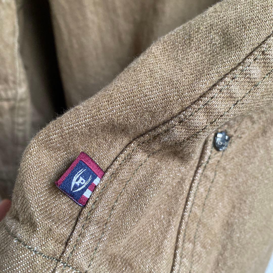 w*o様 90sy2k PHAT FARM SUG 先染めブラウン デニムジップ