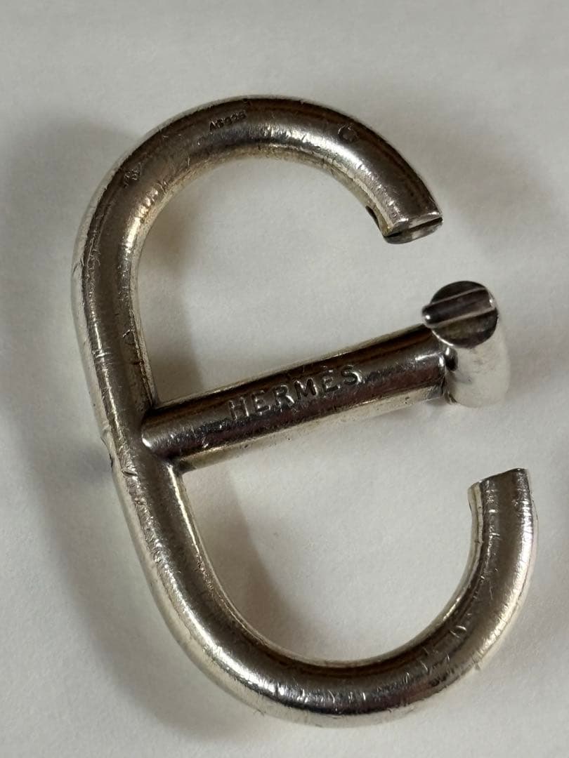 希少！HERMES エルメス シェーヌダンクル キーリング