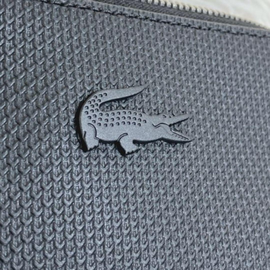 ✨極美品 ラコステ バーティカルカメラバッグ ショルダー ブラック ワニ 現行