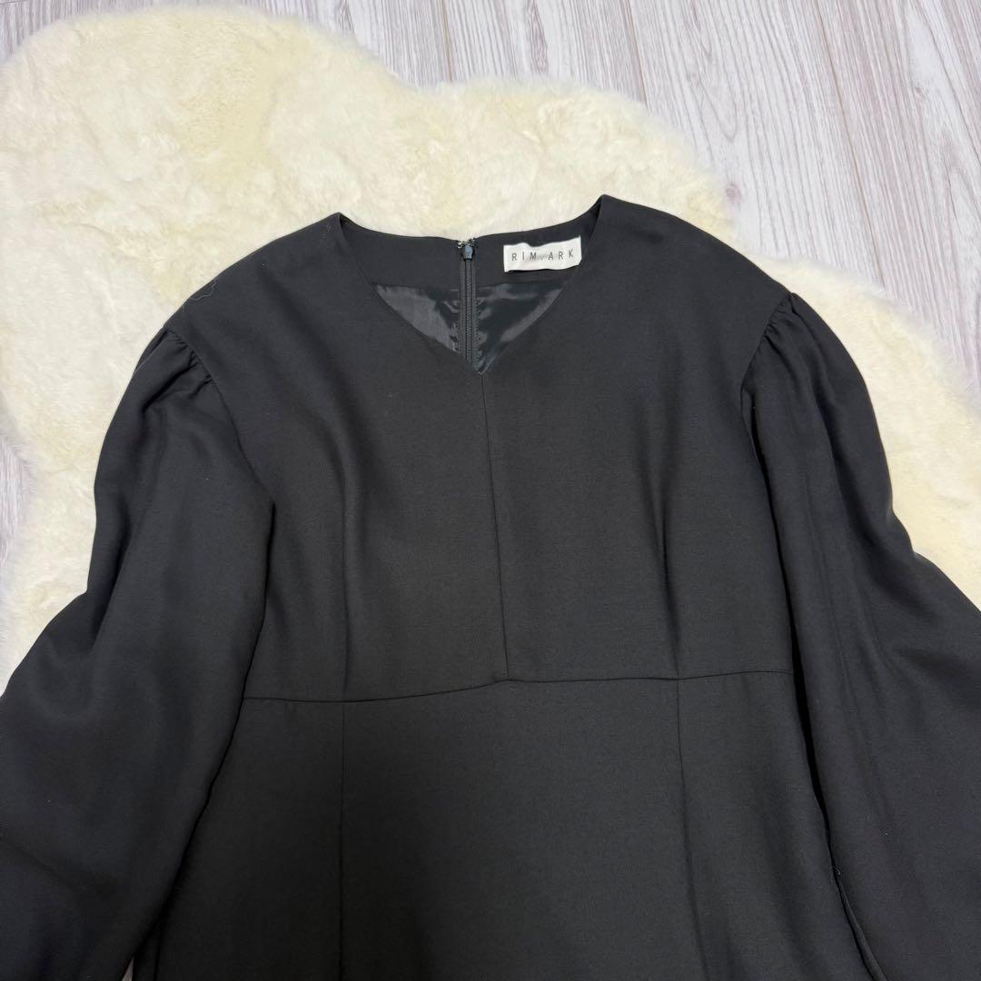 RIM.ARK ワンピース　ドレス　Curve line long dress