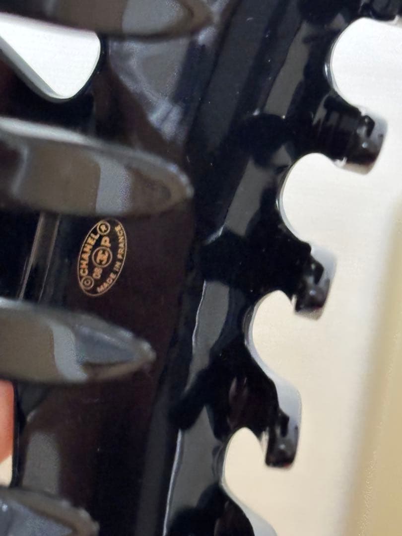 CHANEL ヘアクリップ　ストーン　シャネル